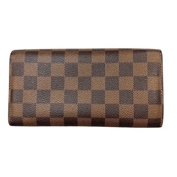 Louis Vuitton Damier Ebene Sarah Long Wallet - Picture 2 of 8
